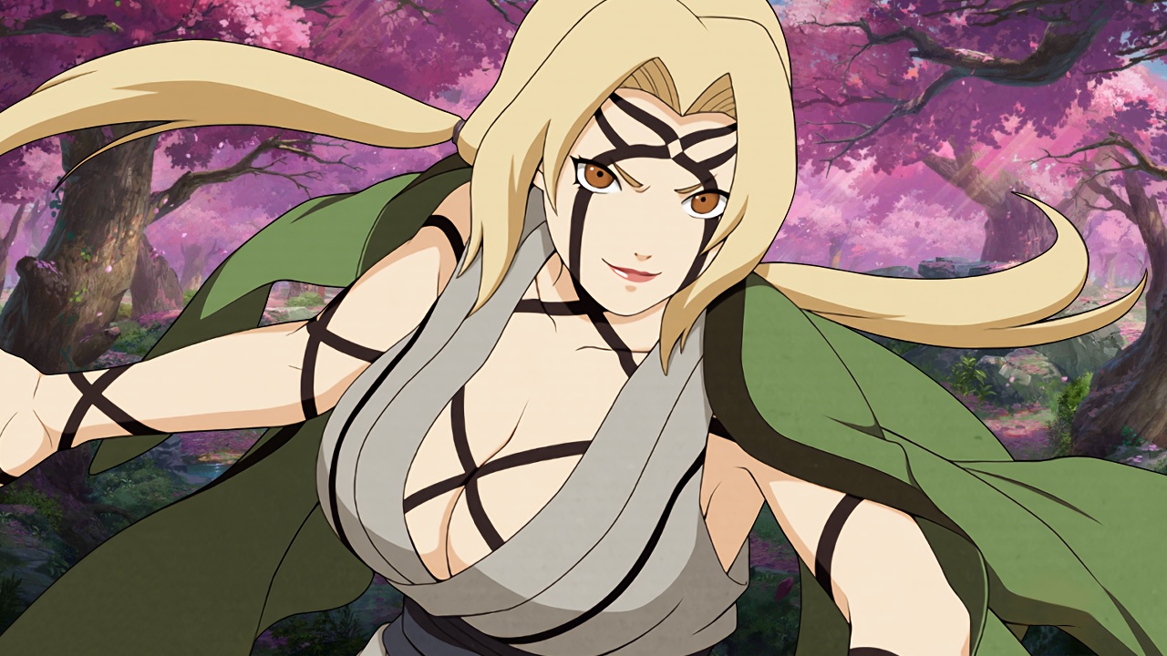 hermoso cosplay body paint tsunade naruto