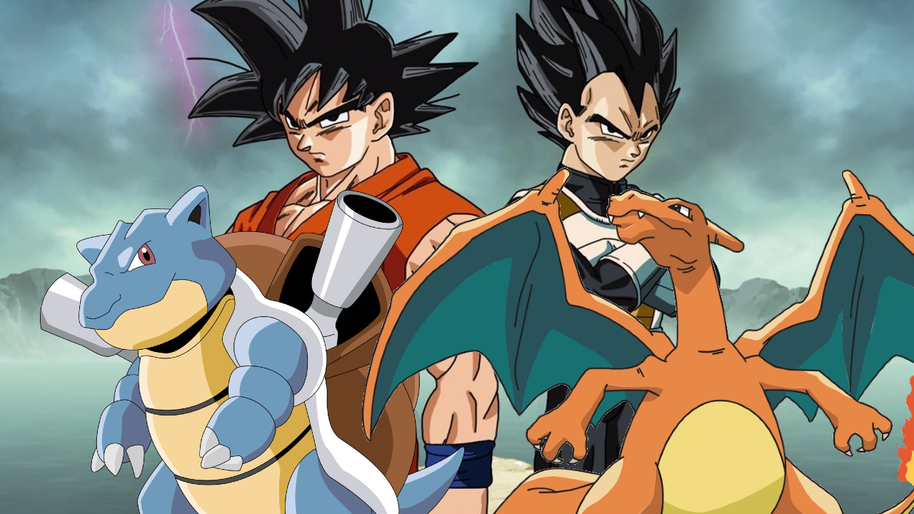 dragon-ball-pokémon-fanart-goku-vegeta