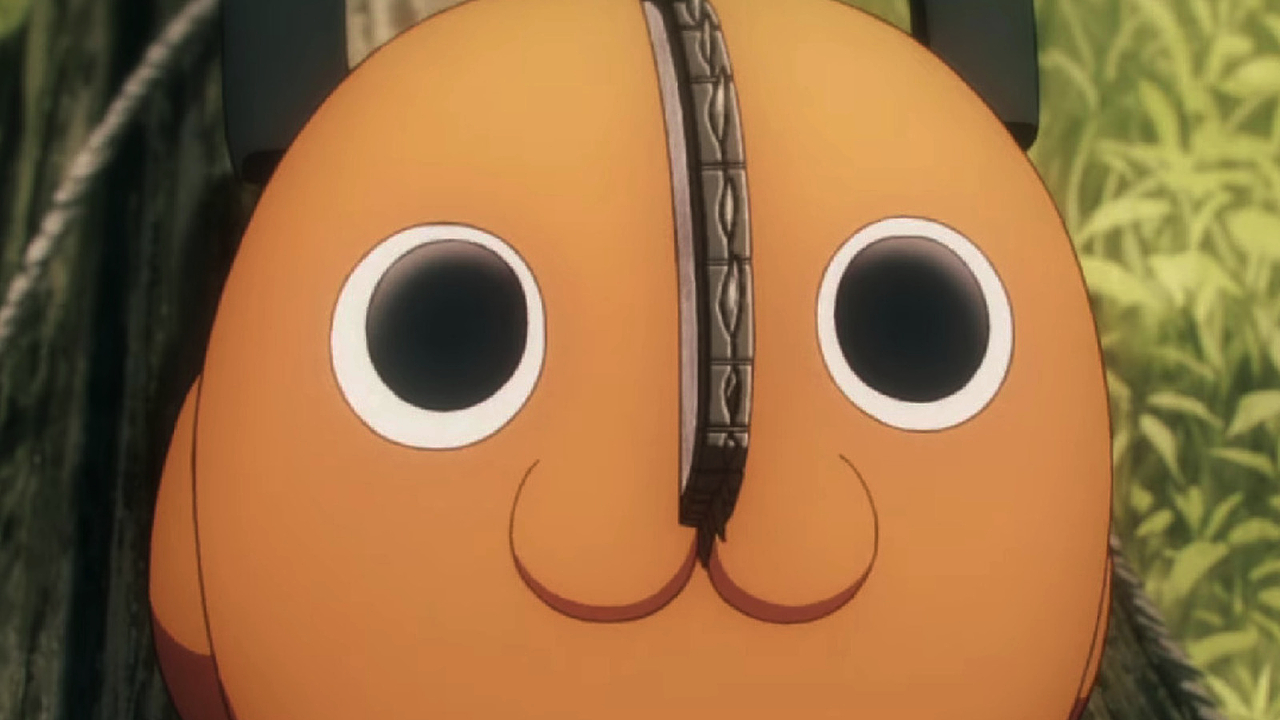 fanart chainsaw man pochita estilo disney pixar