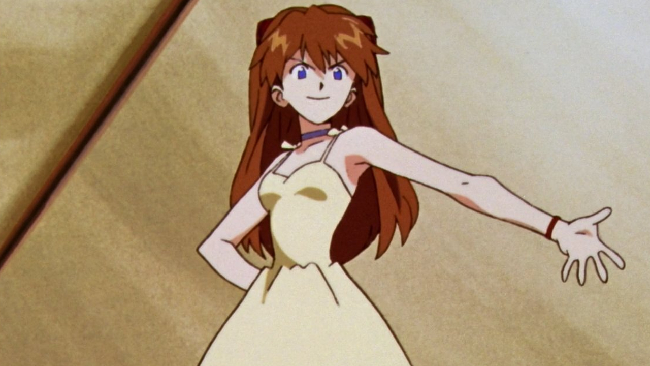 Asuka Cosplay Vestido Evangelion