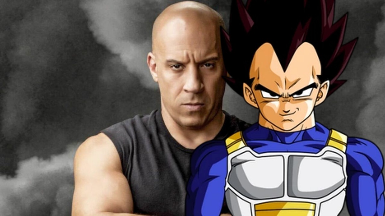 dragon ball vegeta vin diesel fanart