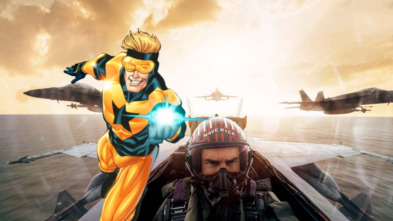 top gun maverick actor como booster gold en nuevo dcu