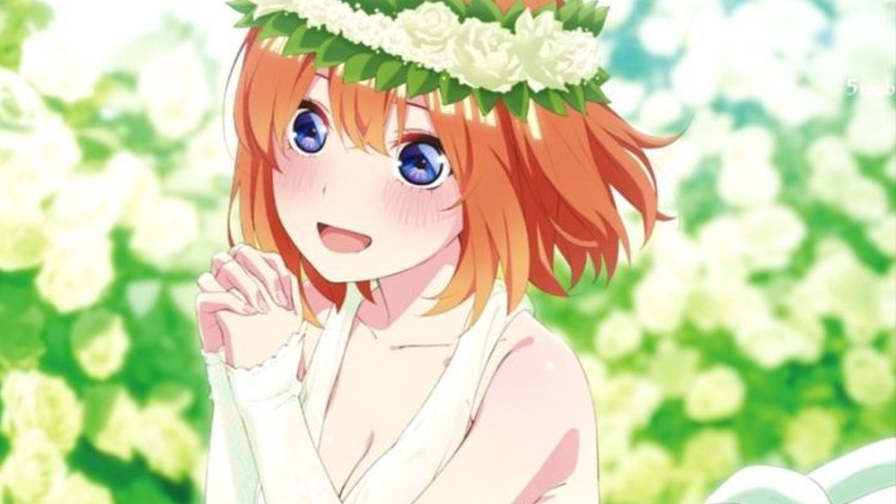 Yotsuba Nakano se viste de novia en este adorable cosplay de Gotoubun no Hanayome