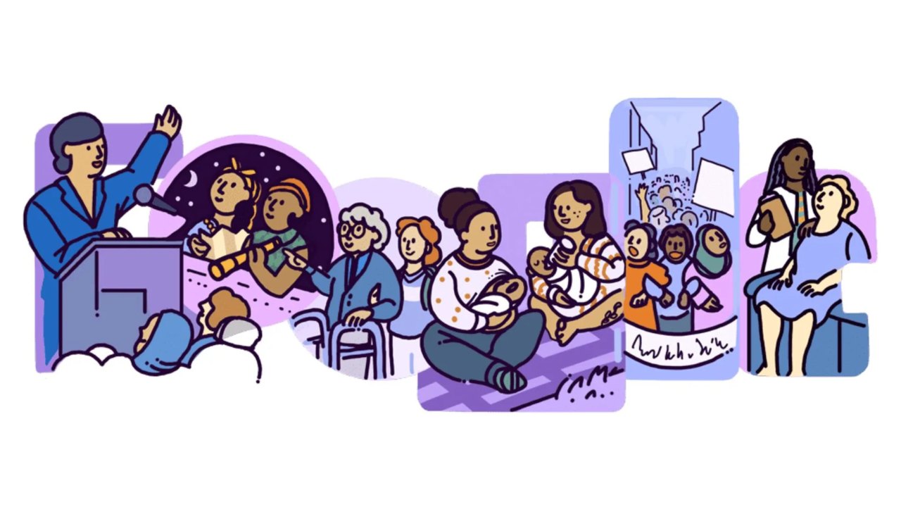 google doodle día internacional de la mujer