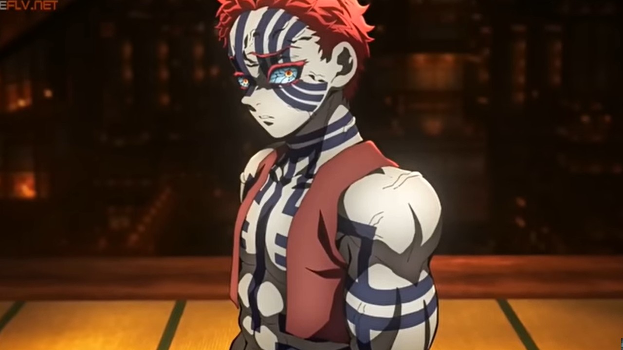 Kimetsu no Yaiba Akaza regresa de las sombras con este cosplay femenino de Kappy_w