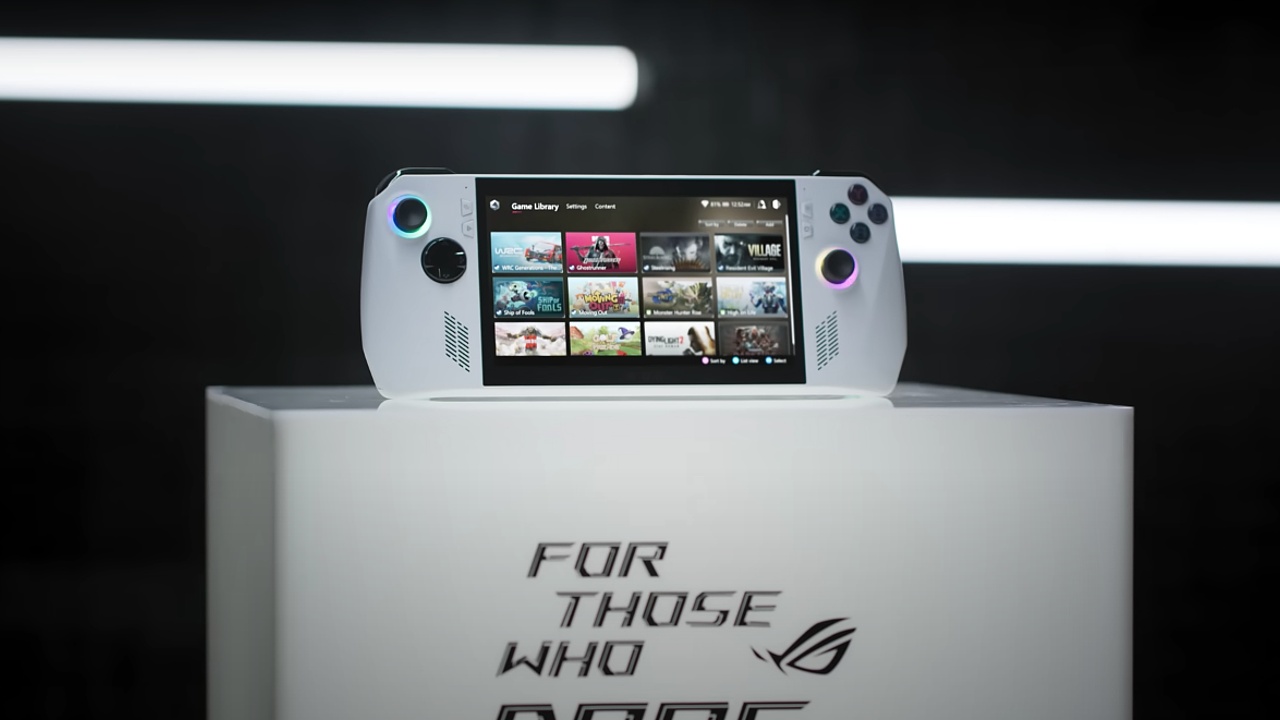 asus rog ally consola portátil videojuegos pc