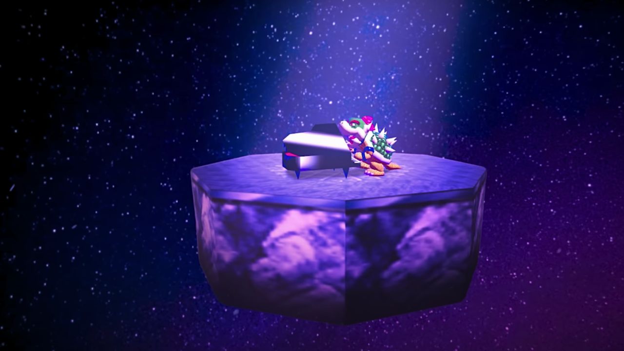 peaches bowser mario bros movie estilo super mario 64