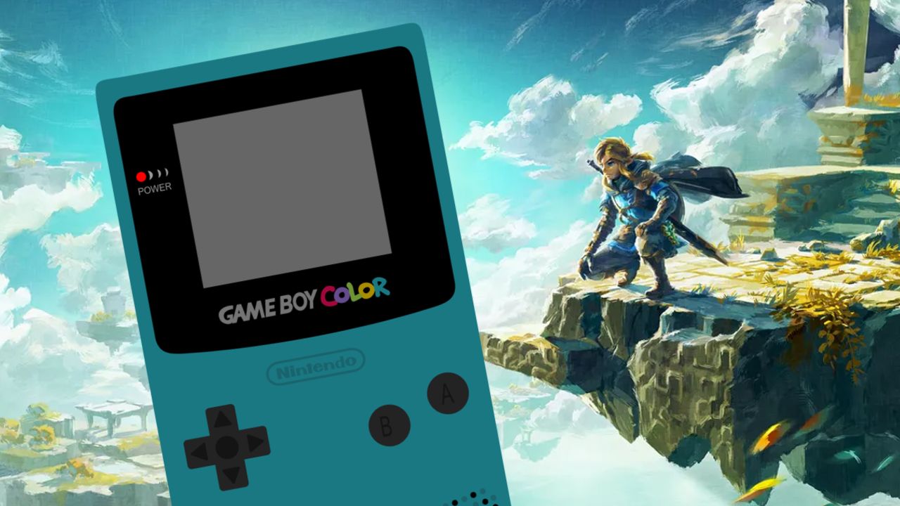 The Legend of Zelda Tears of The Kingdom Game Boy Color