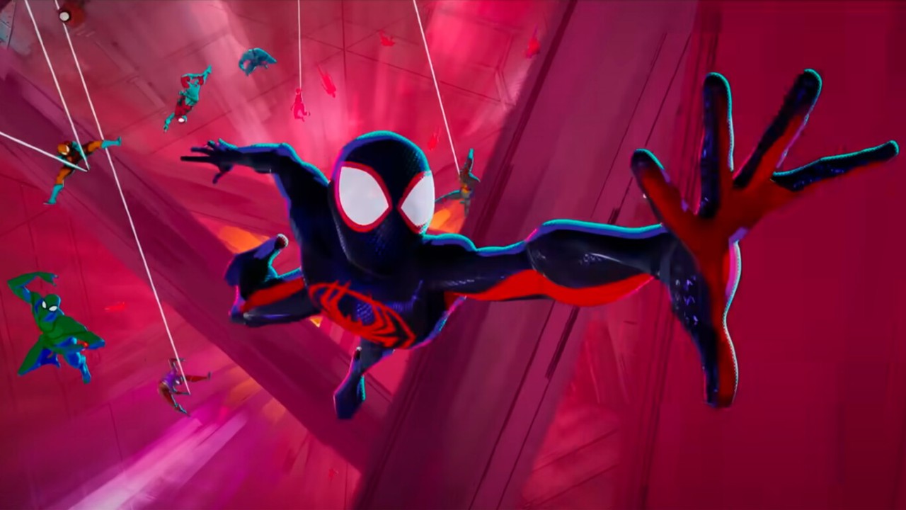 spider-man across the spider-verse películas palomeras