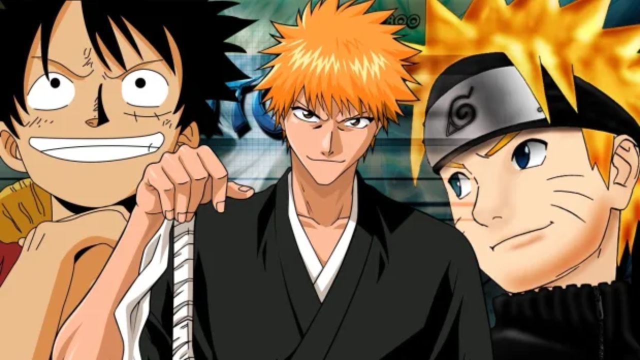 anime big three one piece bleach dragon ball