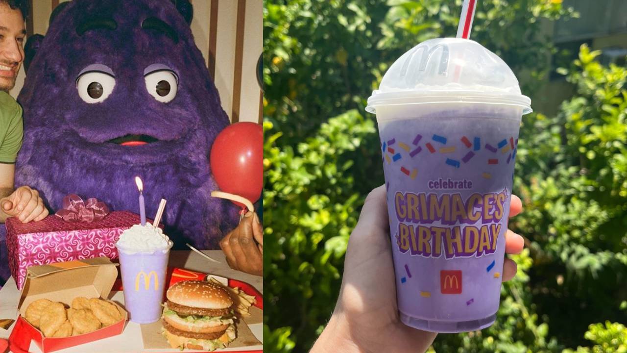 grimace shake trend viral tiktok mc donalds