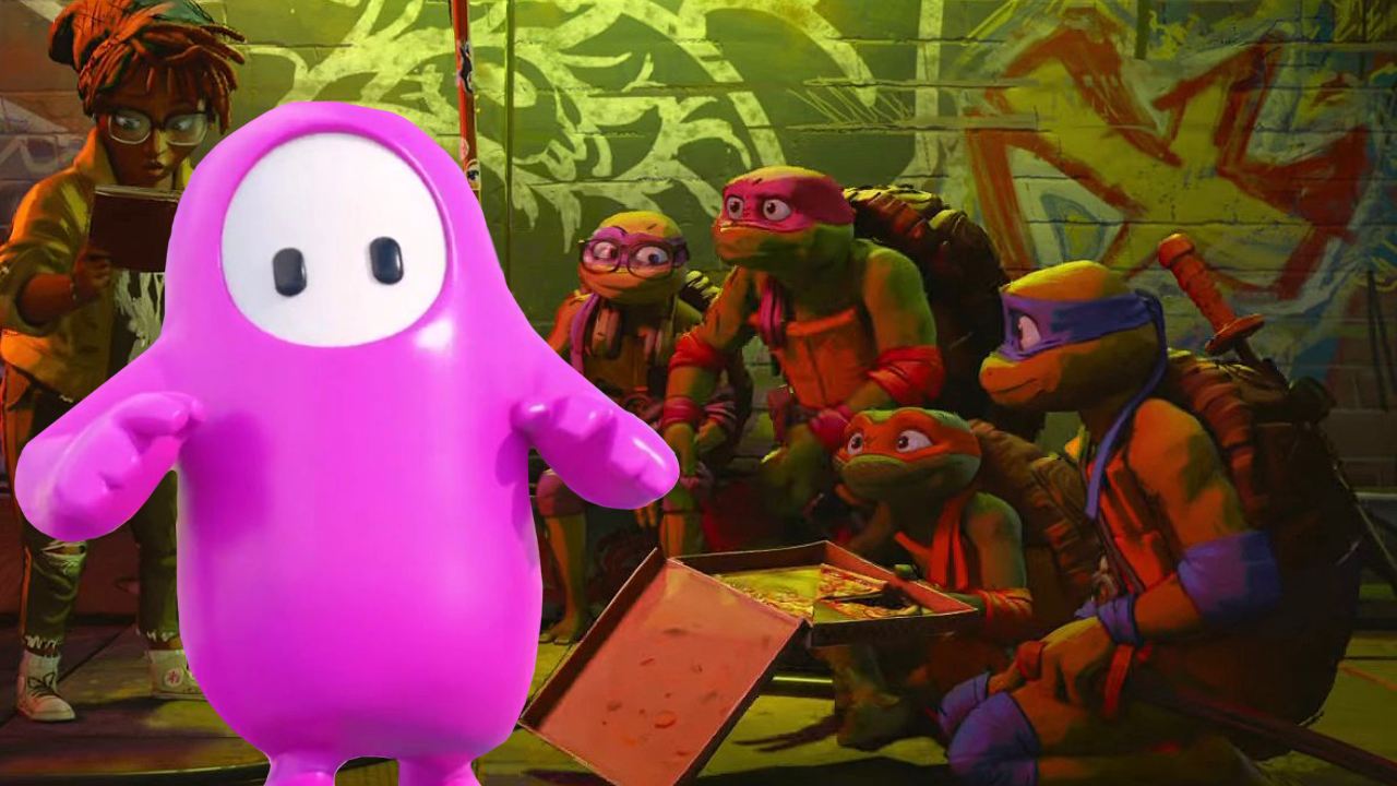fall guys tortugas ninja caos mutante colaboración