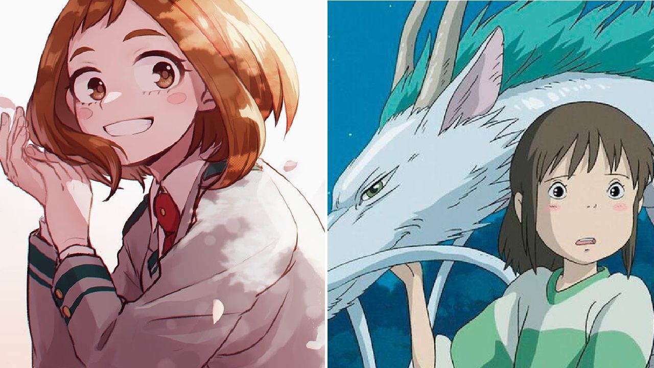 my hero academia studio ghibli crossover fanart