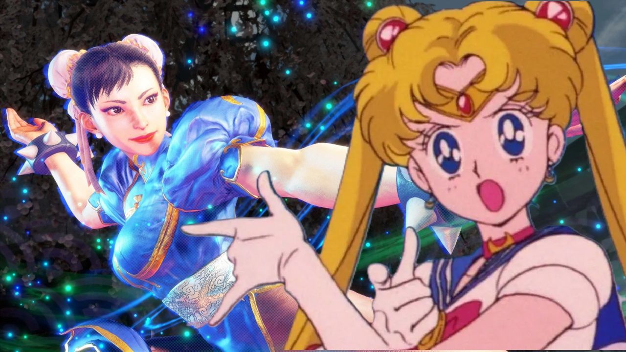 sailor moon street fighter fanart
