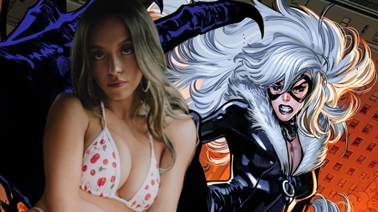 sydney sweeney sexy black cat