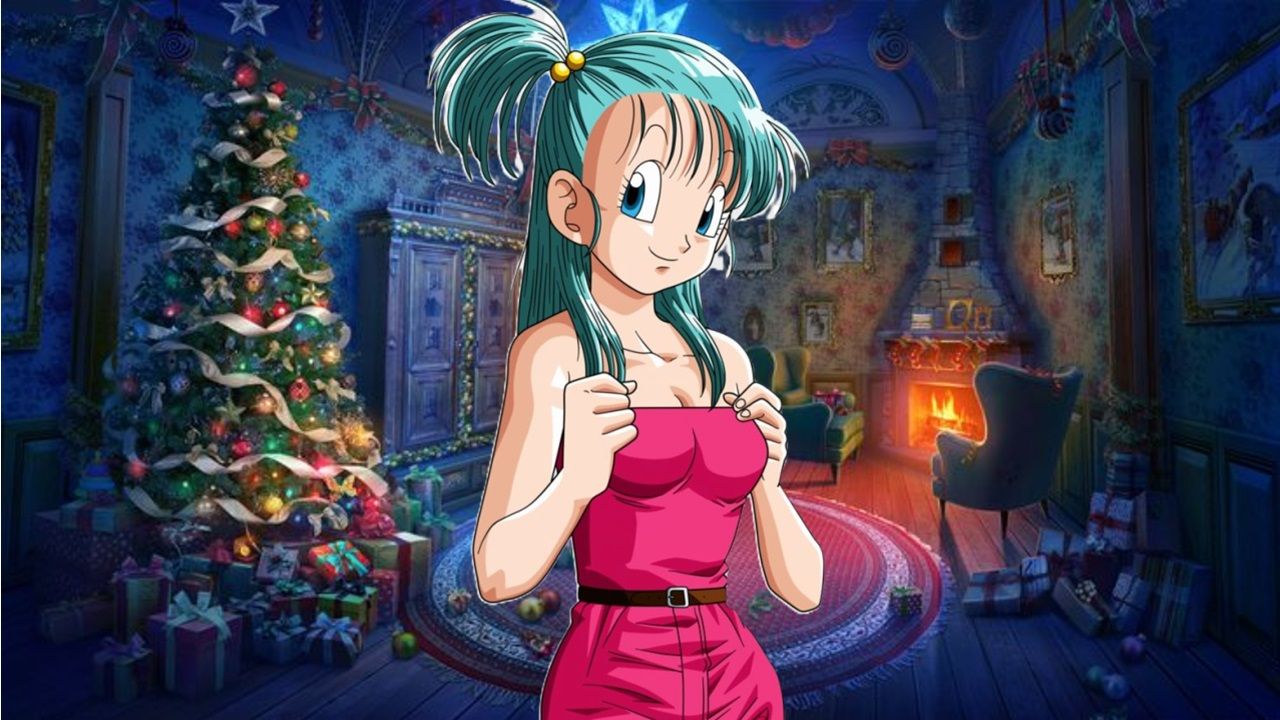 bulma dragon ball feliz navidad