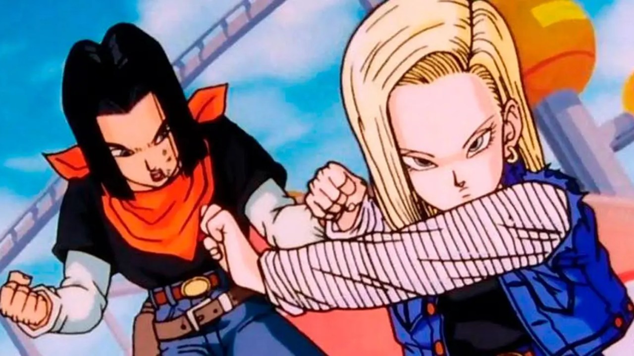 dragon ball fanart samurais androides 17 18