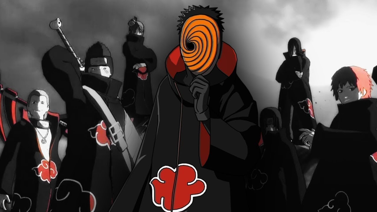Esto significa Akatsuki en Naruto