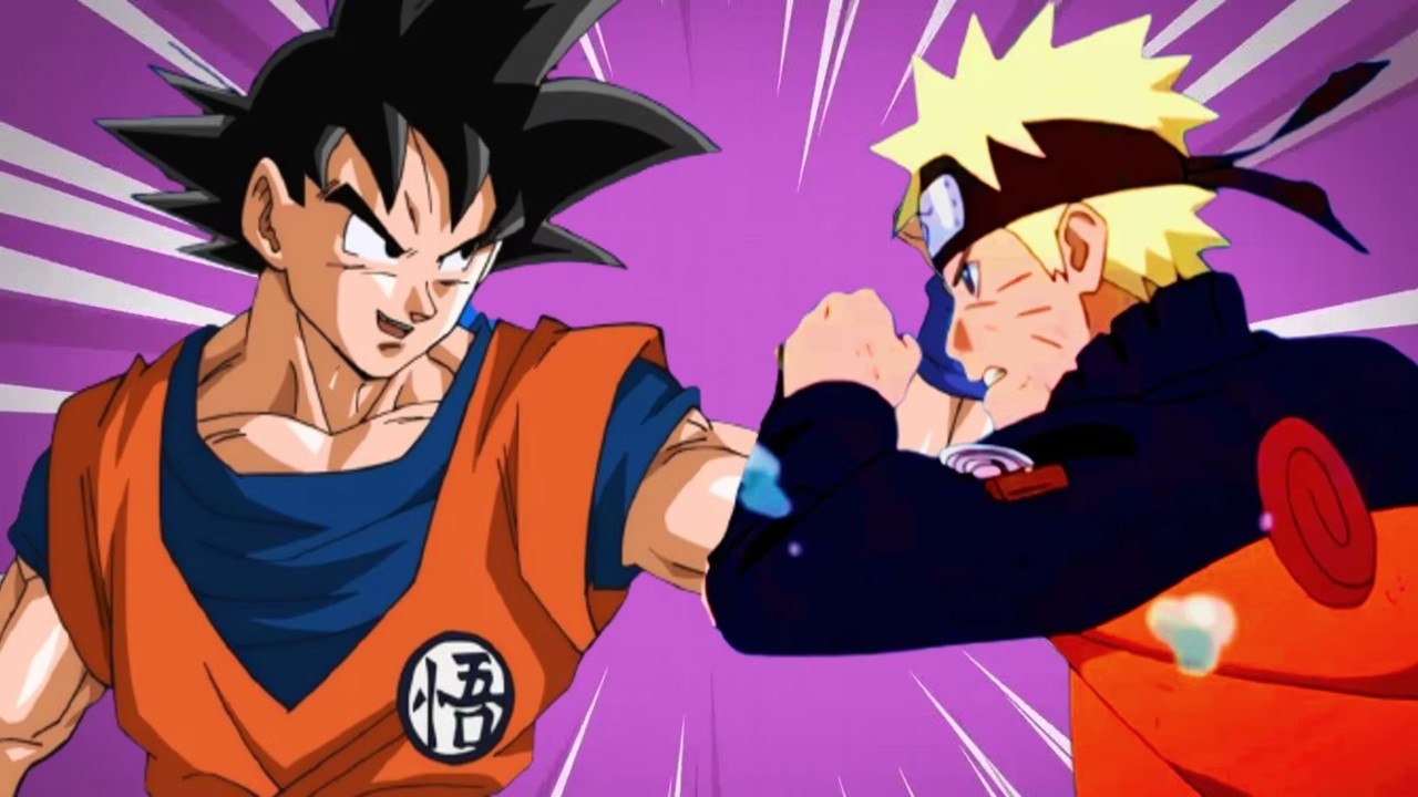 Dragon Ball, Naruto, Goku, fanart, Inteligencia Artificial,