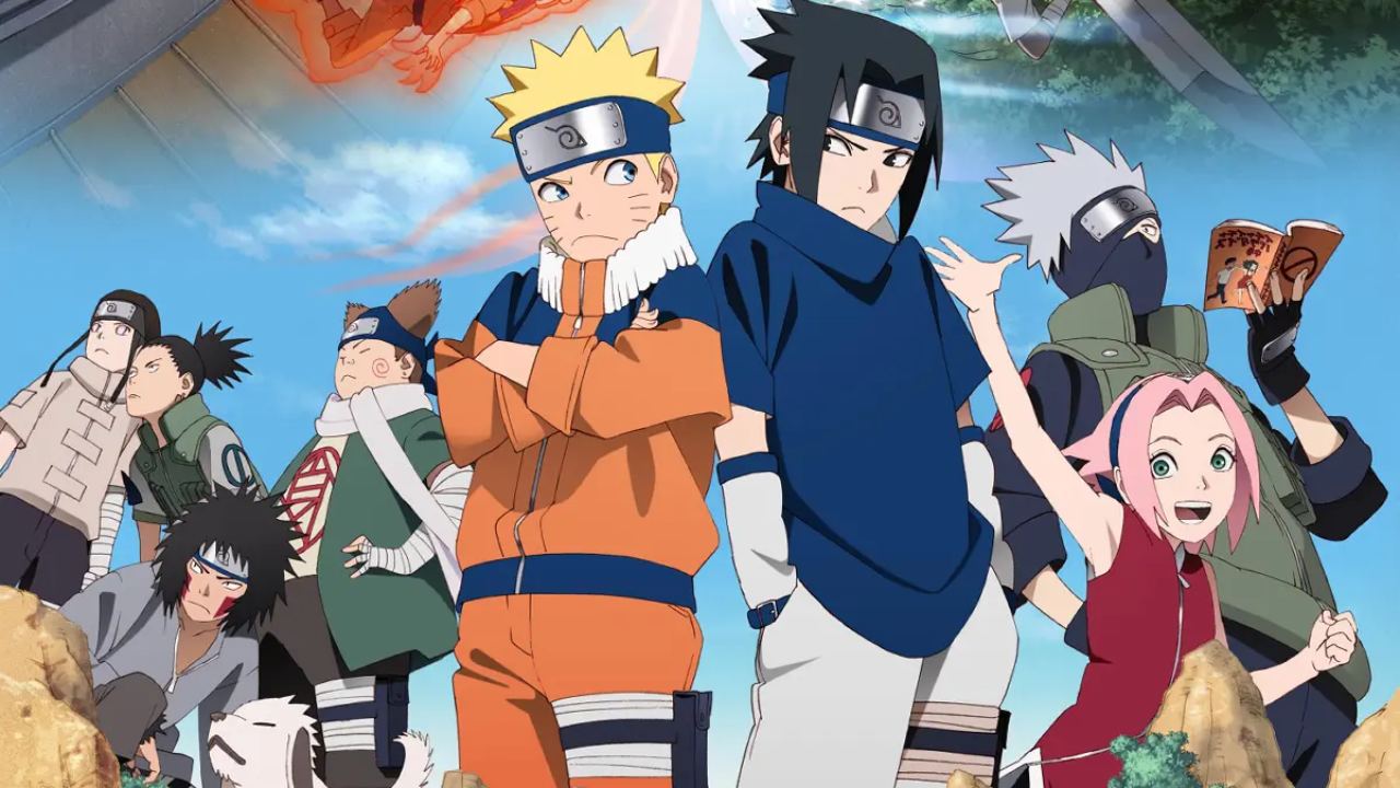 Personajes de Naruto posando para los nuevos episodios