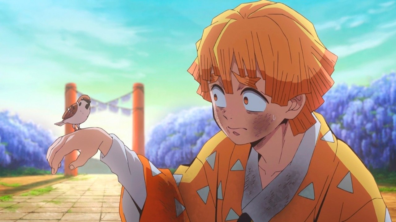 El mensaje que tiene la carta que tecibe Zenitsu en Kimetsu no Yaiba.