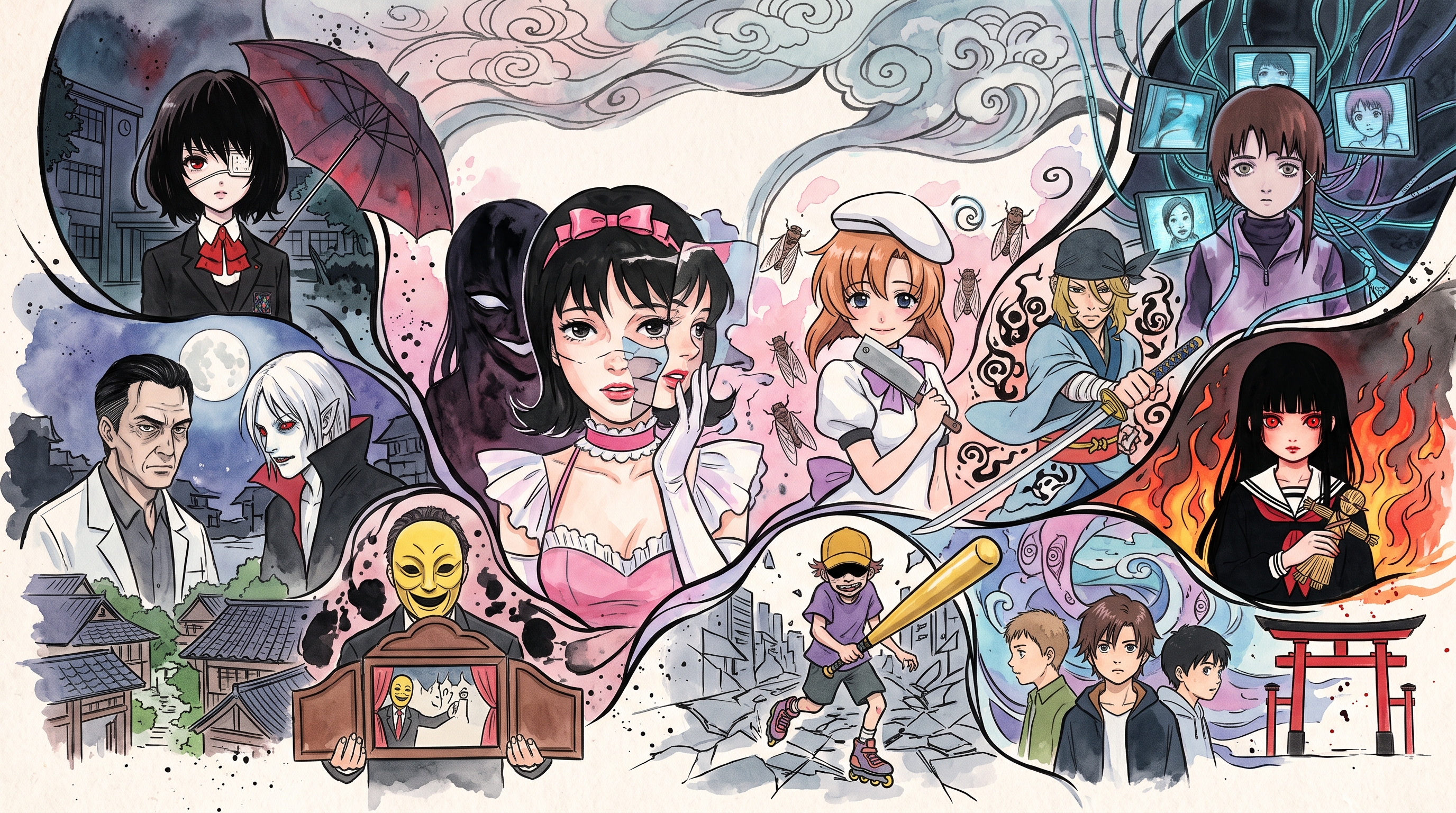 mejores animes de terror Los 10 mejores animes de terror que sí dan miedo e insomnio